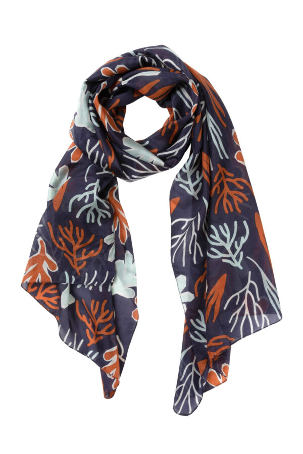 Silk Scarf - deep sea