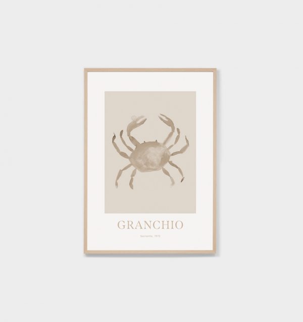 granchio-sand-print