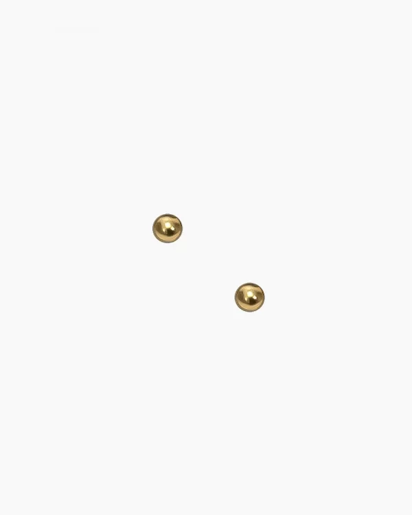 Tiny ball gold studs